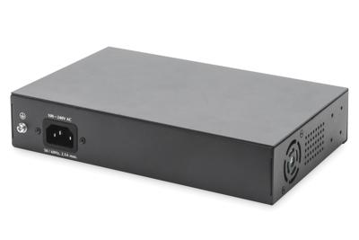 Digitus DN-95140 DN-95140 19 netwerk switch 8 + 2 poorten 10 / 100 / 1000 MBit/s PoE-functie