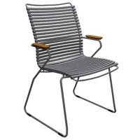 Houe Click Dining Tall tuinstoel Dark Grey - thumbnail