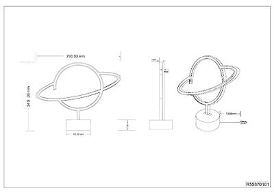Trio Neon kinder lampPlanet - R55370101