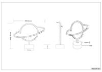 Trio Neon kinder lampPlanet - R55370101 - thumbnail