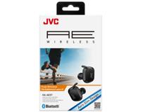 JVC HA-AE5T Draadloze bluetooth-hoofdtelefoon, touch-bediening, slank Aero-design, vermindert windgeluiden, looptijd 27 uur, waterdicht, zweet- en stofdicht, IP55, zwart, klein - thumbnail