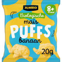Jumbo Biologische Mais Puffs Banaan 20 g - thumbnail