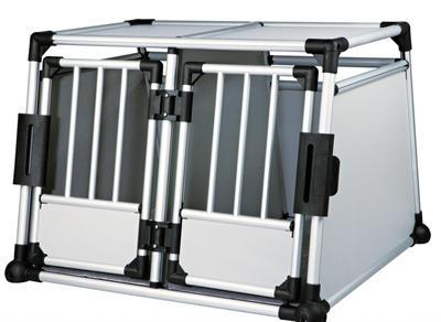 TRIXIE TRANSPORTBOX DUBBEL ALUMINIUM 93X64X88 CM