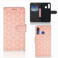 Huawei P30 Lite (2020) | Telefoon Hoesje | Pattern Orange | Portemonnee hoesje - thumbnail