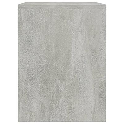 VidaXL Nachtkastje 40x30x40 cm bewerkt hout betongrijs