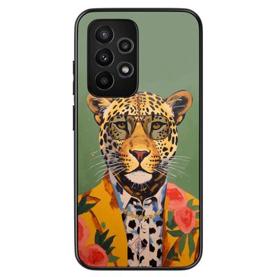 Samsung Galaxy A53 hoesje - Luipaard hipster Samsung Galaxy A53 hoesje - Luipaard hipster