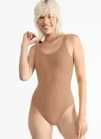 Zero feel body 2.0 naadloos - Invisible body dames - Onzichtbare bodysuit zonder mouwen - Brede bandjes - thumbnail