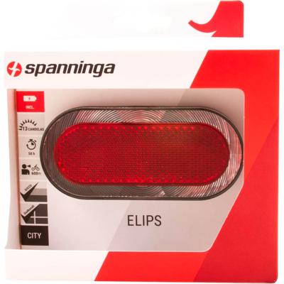 Spanninga achterlicht Elips XB batterij led 80 mm rood