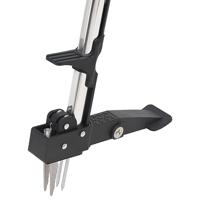 VidaXL Onkruidsteker 99,5 cm geanodiseerd aluminium rood en zilver - thumbnail