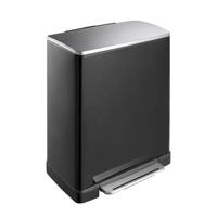 EKO pedaalemmer e-cube 50 l matzwart - thumbnail