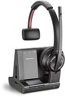 Plantronics Savi Bluetooth DECT-headset, mono, gecertificeerd voor Skype for Business, zwart - thumbnail