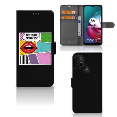 Motorola Moto G10 | G20 | G30 | Wallet Case | met Pasjes | Popart Princess Motorola Moto G10 | G20 | G30 | Wallet Case | met Pasjes | Popart Princess