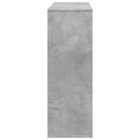 Kamerscherm 100x33x94,5 cm bewerkt hout betongrijs - thumbnail