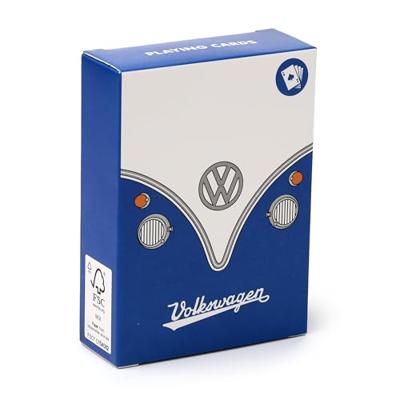 Blauwe Volkswagen busje VW T1 Speelkaarten
