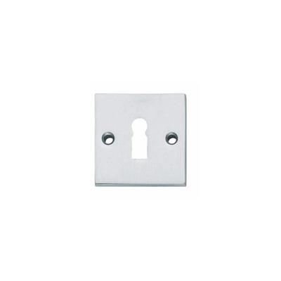 Intersteel Rozet vierkant met sleutelgat groot - chroom mat Intersteel Rozet vierkant met sleutelgat groot - chroom mat