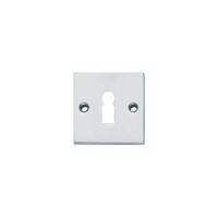 Intersteel Rozet vierkant met sleutelgat groot - chroom mat - thumbnail