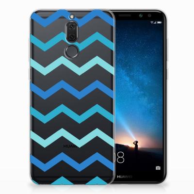 Huawei Mate 10 Lite TPU bumper Zigzag Blauw Huawei Mate 10 Lite TPU bumper Zigzag Blauw