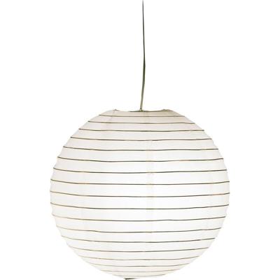 Moderne LED Hanglamp E27 - Rond - Mat Wit Papier