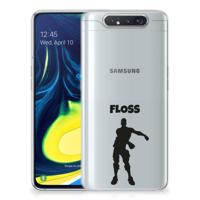 Samsung Galaxy A80 Telefoonhoesje met Naam Floss - thumbnail