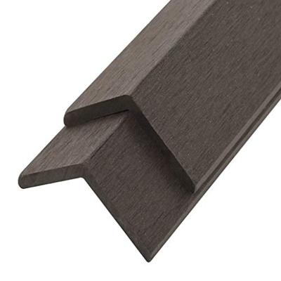 VidaXL Terras hoekplinten 5 st 170 cm hkc donkerbruin