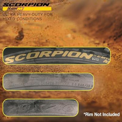 Pirelli scorpion™ e-mtb m - mixed terrain 29x2,6" hyperwall colour edition folding tyre