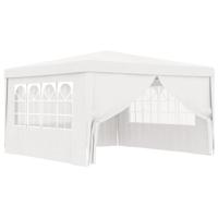 VidaXL Partytent met zijwanden professioneel 90 g/m² 4x4 m wit - thumbnail