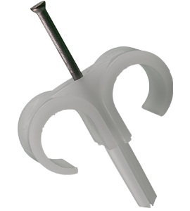 Mepac plugclip nagel duo 16/19mm transparant