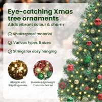 VidaXL Kerstboom met 150 led met standaard groen 150 cm pvc - thumbnail