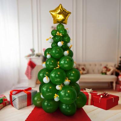 Ballonnen Kerstboom - 195 cm - 66 ballonnen - DIY Balloon Christmas Tree