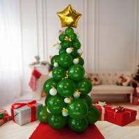 Ballonnen Kerstboom - 195 cm - 66 ballonnen - DIY Balloon Christmas Tree - thumbnail