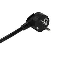 LogiLink PDU8A01 19 inch Stekkerdoos voor patchkast 1 HE Apparaatcontactdoos C13 10A Vast inbouw, Met schakelaar Zwart - thumbnail