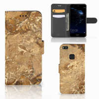 Huawei P10 Lite | Bookcase | Marmer Creme - thumbnail