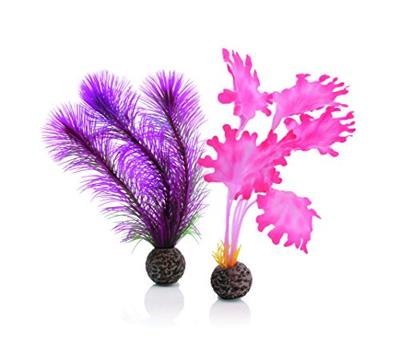 BiOrb zeewier set klein roze aquarium decoratie