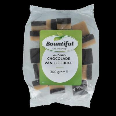 Fudge chocolade vanille 300 Gram