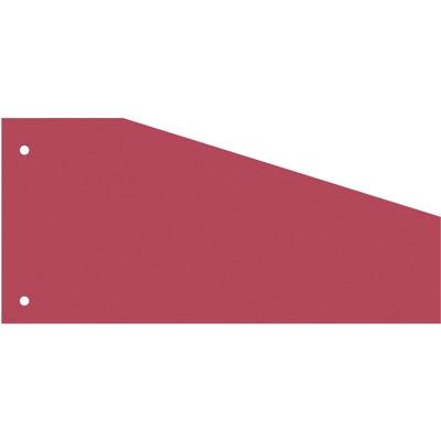 Kangaro trapezium verdeelstroken, pak van 100 stuks, rood