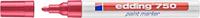 Edding 750 lakmarker 2-4mm rond rood - thumbnail