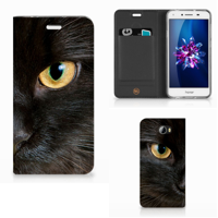 Huawei Y5 2 | Y6 Compact | Hoesje maken | Zwarte Kat - thumbnail