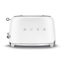 Smeg TSF01WHMEU broodrooster 2x2, mat wit - thumbnail
