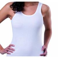 Dames hemd Extra lang - 160 - 58 - Wit - Top - Singlet - 58 - 58 - 58 - 58 - thumbnail