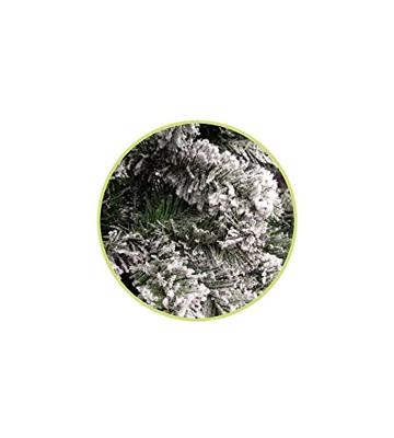 Kunstkerstboom Imperial pine snowy h210 cm groen/wit - Everlands