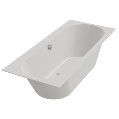 Ligbad Beterbad Xenz Madeira 160x75 cm Inclusief Badpoten Crème