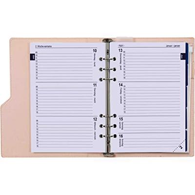 Organizer kalpa a5 + ag26-27 7d/2p croco rose