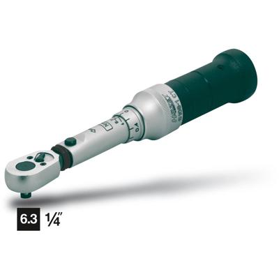 Hazet 6108-1CT 6108-1CT Momentsleutel Met omschakelbare ratel 1/4 (6,3 mm) 2 - 10 Nm