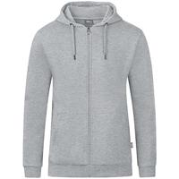 JAKO C6820 Jas Met Kap Organic - Lichtgrijs Gemeleerd - 5XL - thumbnail