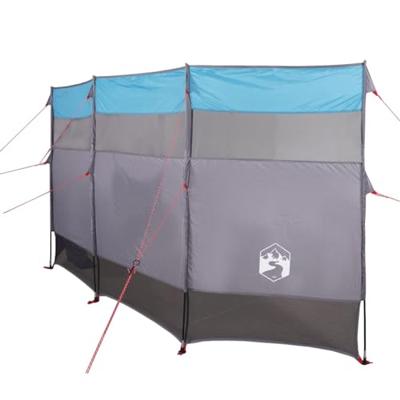Windscherm camping waterdicht 366x152x152 cm blauw Windscherm camping waterdicht 366x152x152 cm blauw