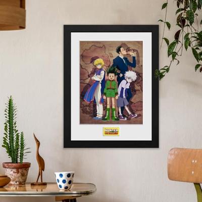Hunter X Hunter Framed Print - Key Art Map