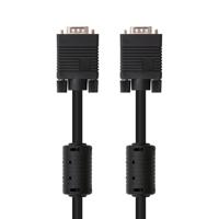 NanoCable 10.15.0102 SVGA-kabel met ferriet, voor monitor, projector en pc, HDB15/M-HDB15/M, 1,8 m, zwart - thumbnail