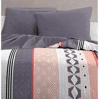 HOME PASSION BLING microvezel dekbedset - 1 dekbedovertrek 240 x 260 cm + 2 kussenslopen 63 x 63 cm - Blauw - thumbnail