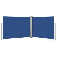 Windscherm uittrekbaar 140x1000 cm blauw - thumbnail