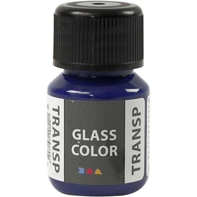 Creativ Company Glass color transparante verf - briliant blauw, 30ml